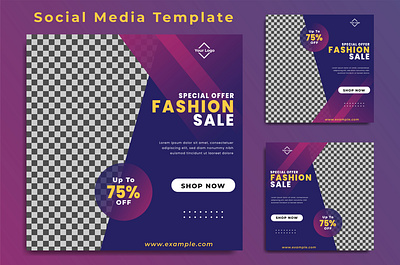Social Media Template Vol 20 branding design graphic design illustration line logo typography ui ux vector