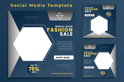 Social Media Template Vol 21 branding design graphic design illustration line logo typography ui ux vector