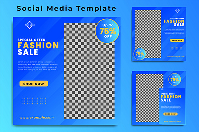 Social Media Template Vol 23 branding design graphic design illustration line logo typography ui ux vector