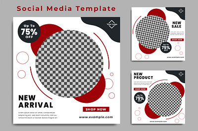 Social Media Template Vol 24 branding design graphic design illustration line logo typography ui ux vector