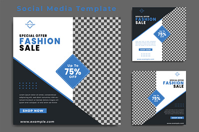 Social Media Template Vol 27 3d branding design graphic design illustration line logo typography ui ux vector
