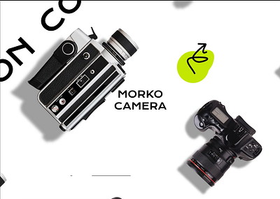 MORKO Camera UI Design 3d animation appdesign apps branding camera cameraapp designer graphic design logo luxury modern motion graphics ui ux vintage web website