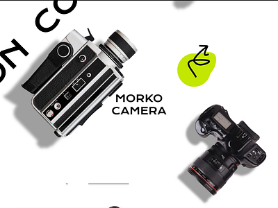 MORKO Camera UI Design 3d animation appdesign apps branding camera cameraapp designer graphic design logo luxury modern motion graphics ui ux vintage web website