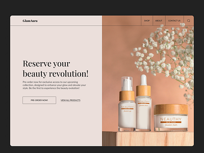 #075 DailyUI • Pre-Order beauty cosmeticproduct cosmetics cream daily075 dailyui order preorder product reserve uidaily