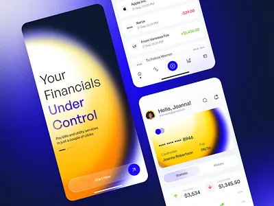 Volmax Bank - Finance Mobile App android app app design application application design arounda design finance fintech ios ios app design mobile mobile app mobile app design mobile design mobile ui ui uiux ux