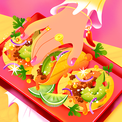 Tacos food food illustration illustration tacos