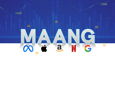 M.A.A.N.G companies amazon apple google graphic design iconic text iconic typography maang meta netflix text