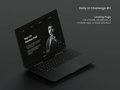 Daily UI #3 Landing Page creative dailyui dailyuichallenge darkmode design landing page minimal portfolio product design technology ui uidesign uiux user experience usercentered userfriendly ux uxdesign web design website