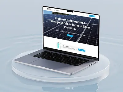 Premium Engineering & Design Services for your Solar Projects. landing landing page ui web website design website design ui