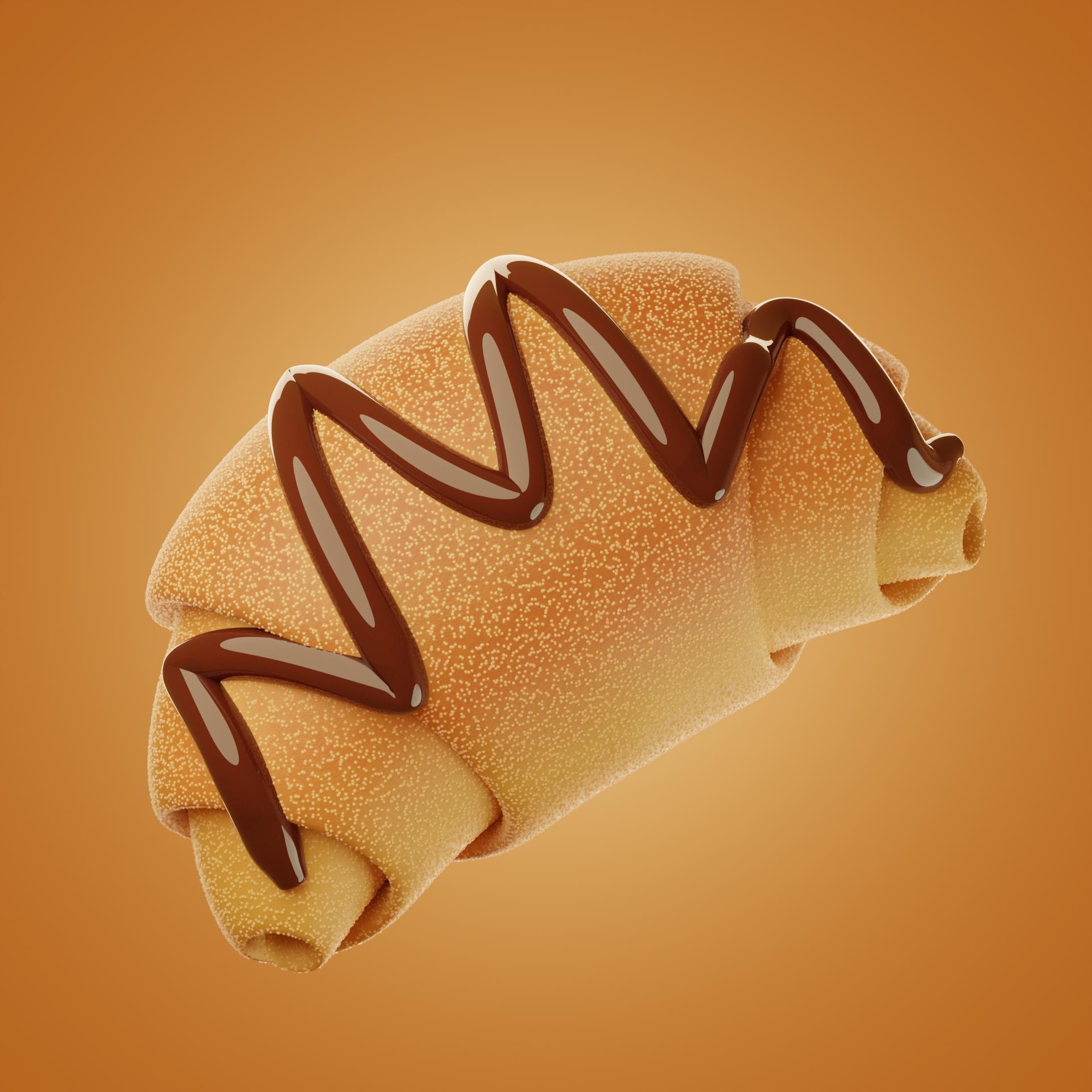 Croissant 3d