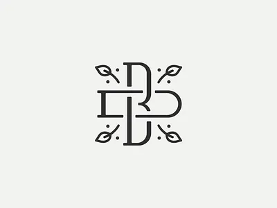 BD Monogram bd brand branding flat identity letter logo logomark mark monogram typography