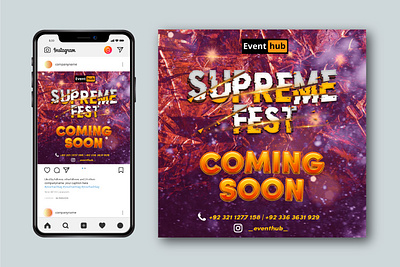 SUPREME FEST EVENT CAMPAIGN animation branding graphic design logo