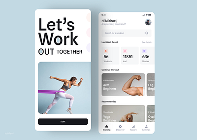 Fitness App UI fitness fitness app fitness app ui fitness app ui design trending fitness app trending workout app workout workout app workout app ui workout app ui design