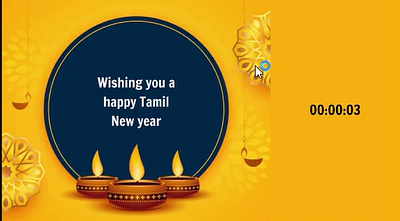 Tamil New Year color daily challenge design figma gif new year new year post ui