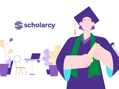 Scholarcy - Simple Knowlage 2d explainer 2danimation after effects animation character animation coffee shop explainer videos scholarcy study