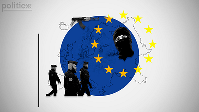 Terrorism in Europe article europe graphic design newsletter politics terrorism