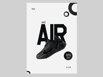 Shoe Minimal Poster Design branding design flyer graphic design illustration logo typography ui ux vector