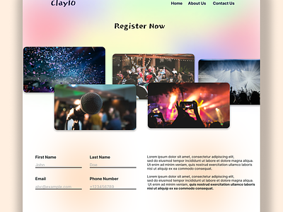 Registration Page app design branding design illustration register page registration ui user experience user interface ux uxui web design