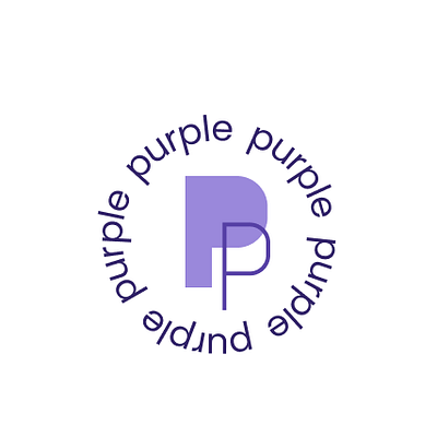 "Purple" brand sticker branding graphic design logo ui