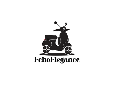 EchoElegance Logo Design. branding car car logo car service cars design graphic design illustration logo logos scooty scotty car vector