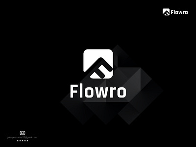 Letter f logo concept - Flowro - Branding abstract logo agency logo app brand design branding corporate f f letter concept flogo hire logo designer identity illustration letter logo logo design with f letter logo mark modernlogo packaging design square logo technology