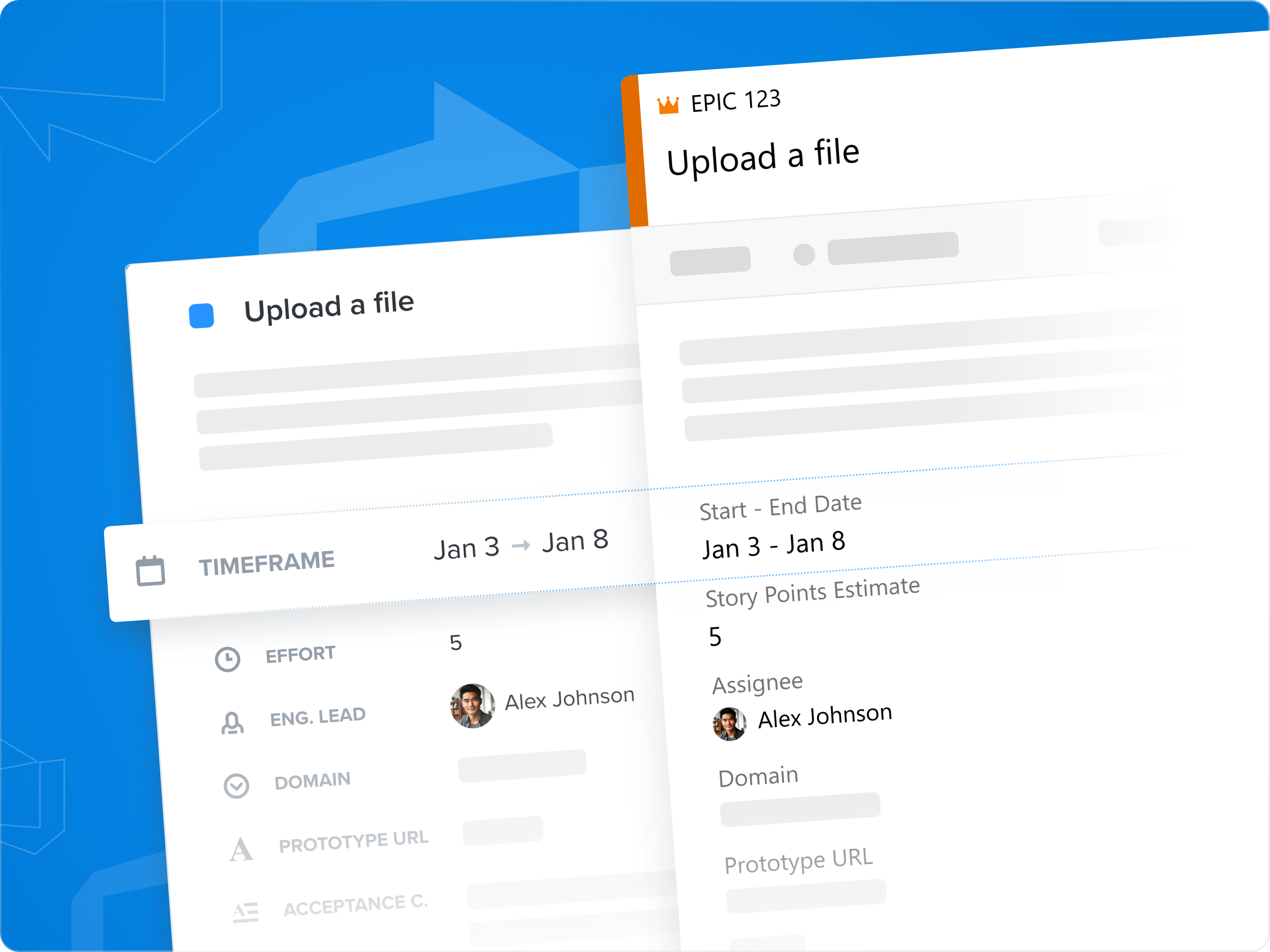 Productboard's Azure DevOps integration field mapping illustration integration product design settings sync ui ux