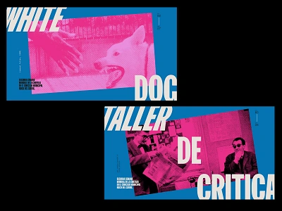 Semana mundial de la cinefilia colorful design graphic design identity poster type