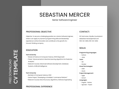 Job-Winning CV Free Google Docs Template curriculum curriculum vitae cv cv design cvs docs document free google docs templates free template free template google docs google google docs google docs cv template job job winning cv jobwinning cv resume resumes template vitae