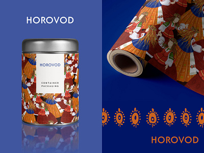HOROVOD pattern branding design graphic design illustration logo vector