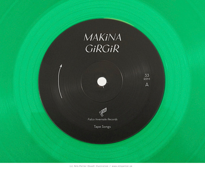 Makina Girgir - Tape Songs branding electro graphic design package vinyl