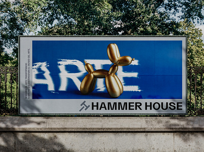 Where Art Creates Waves: Hammer's Visual Impact on Billboards art billboard branding branding designer design logo typographyrevolution vannelope visual identity