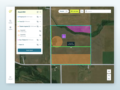 FarmWorth: Streamlining Land Analysis and Mapping land mapping ui ux