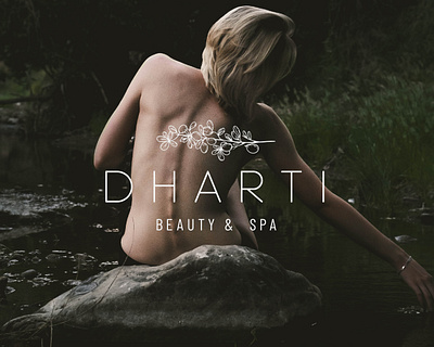 DHARTI/Beauty & Spa branding graphic design illustrator logo photoshop polygraphy salon