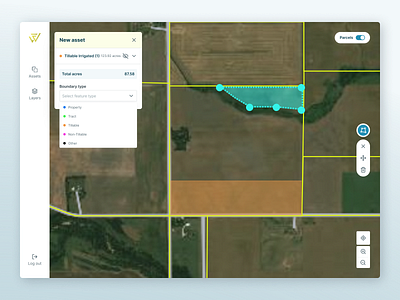 FarmWorth: Streamlining Land Analysis and Mapping draw land mapping toolkit ui ux