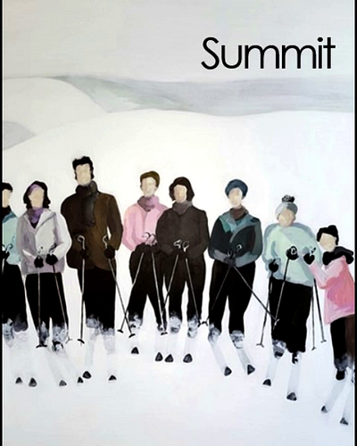 Summit branding graphics illustration impressionism logo painting video