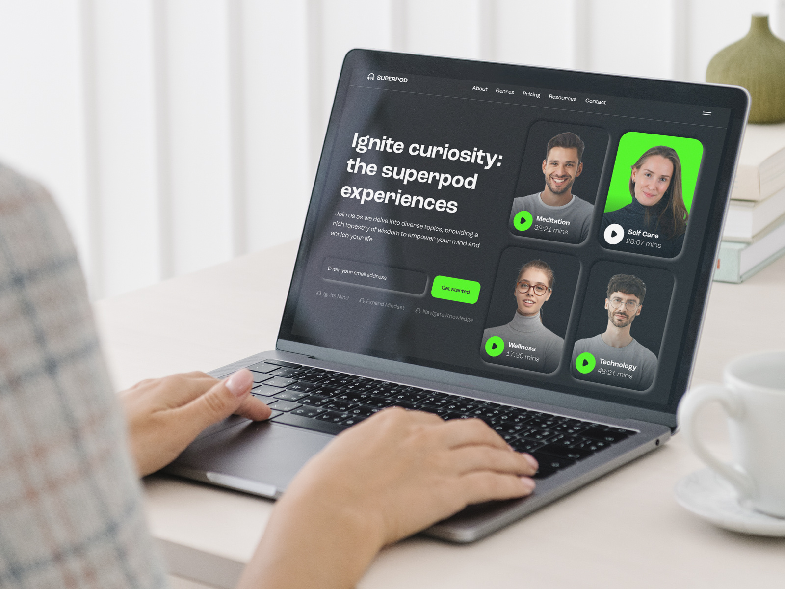 Example of Website Design & Strategy (5 Page)