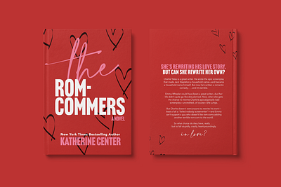 The Rom-Commers Cover Redesign book design bookcover books cover art design graphic design