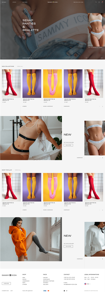 Online-Shop interface minimal shop ui ux web webdesign