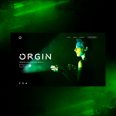 ORGIN 3d animation branding graphic design logo motion graphics ui