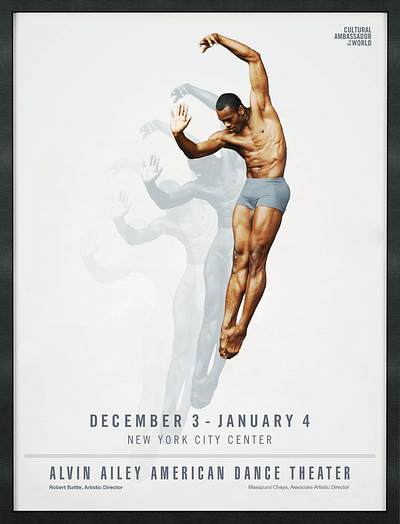 Alvin Ailey poster branding graphic design