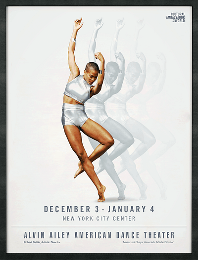 Alvin Ailey Poster branding graphic design