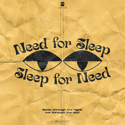 Need for Sleep, Sleep for Need design graphic design illustration