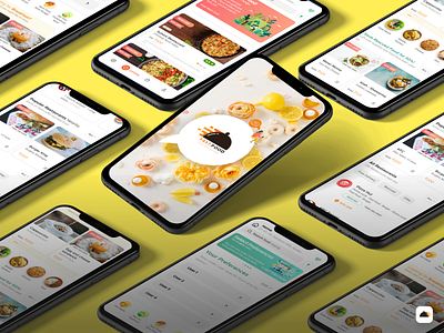 Food Delivery App application branding delivery app fastfood food app graphic design logo mobile ui uidesign uiux uxdesign