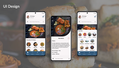 Day 16 - Indian Street Food Discovery day16 guvi guviuichallenge ui uidesign