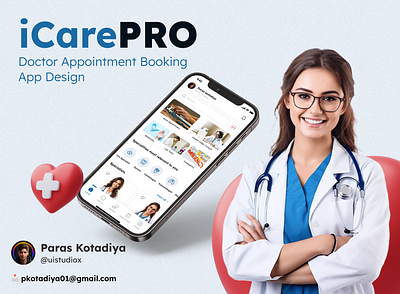 iCarePRO Mobile Application UI application bluecolor branding doctorapp doctorappointments figma healthcare healthcareapp medicalbooking ui uiux