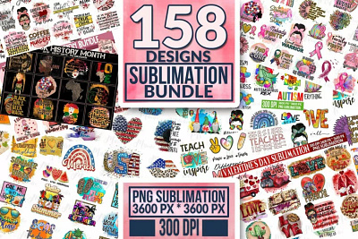 158 Design Sublimation bundle day graphic design sublimation bundle