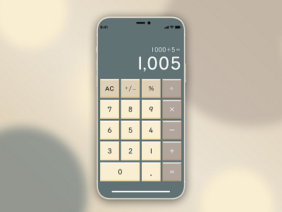 Daily UI 004 -Calculator- daily ui dailyui design photoshop ui ux