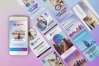 Revolutionizing Finance, Vibrant Journey with Easy Finance Souq design dream finance gradient home instagram move presentation social media