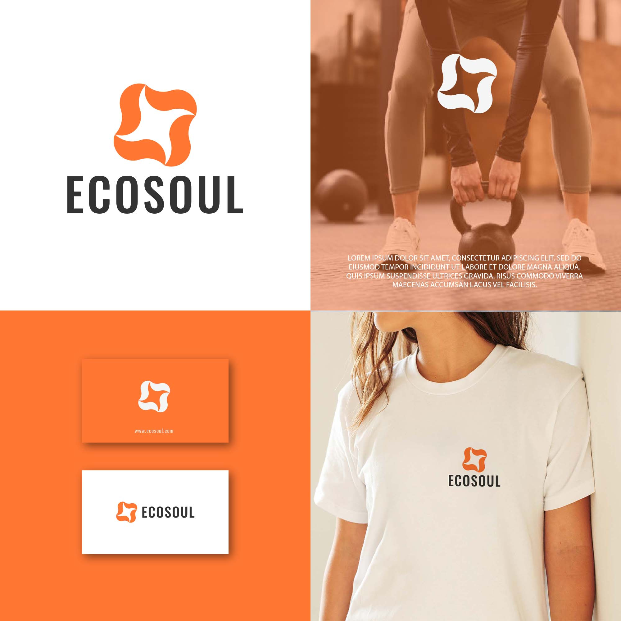 Ecosoul branding dribbblelogo ecocoul graphic design logo madicallogo minimallogo wellnesslogo