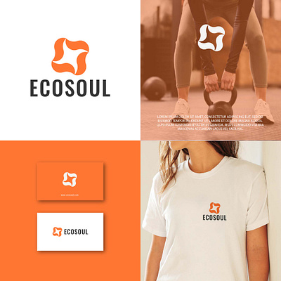 Ecosoul branding dribbblelogo ecocoul graphic design logo madicallogo minimallogo wellnesslogo